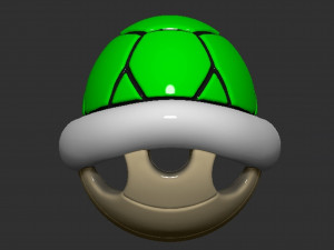 Mario Turtle Shell Koopa Troopa 3D Print Model