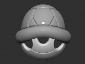 Mario Turtle Shell Koopa Troopa 3D Print Model