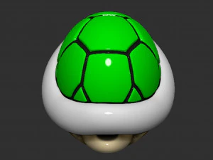 Mario Turtle Shell Koopa Troopa 3D Print Model