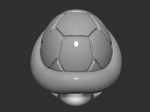 Mario Turtle Shell Koopa Troopa 3D Print Model