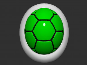 Mario Turtle Shell Koopa Troopa 3D Print Model