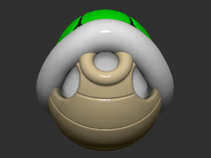 Mario Turtle Shell Koopa Troopa 3D Print Model