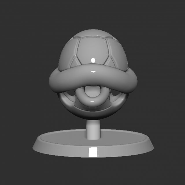 coquille de mario koopa en papier