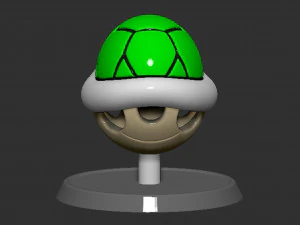Mario Turtle Shell Koopa Troopa Based 3D Print Model