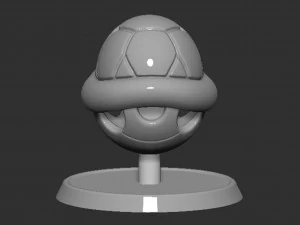 Mario Turtle Shell Koopa Troopa Based 3D Print Model
