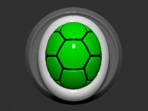 Mario Turtle Shell Koopa Troopa Based 3D Print Model