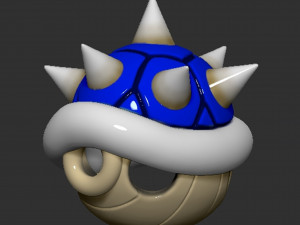 Mario Spiny Shell Koopa Troopa Modelo de Impressão 3D
