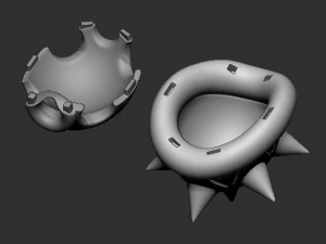 Mario Spiny Shell Koopa Troopa 3D Print Model