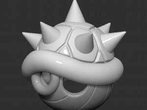 Mario Spiny Shell Koopa Troopa 3D Print Model