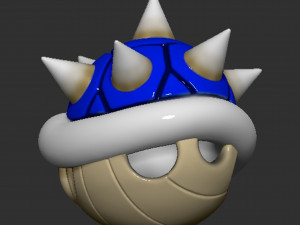 Mario Spiny Shell Koopa Troopa 3D Print Model