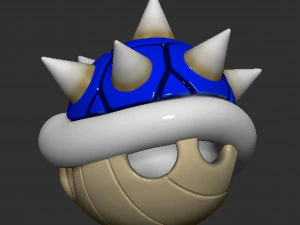 Mario Spiny Shell Koopa Troopa 3D Print Model