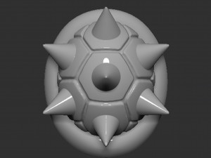 Mario Spiny Shell Koopa Troopa 3D Print Model