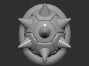 Mario Spiny Shell Koopa Troopa 3D Print Model