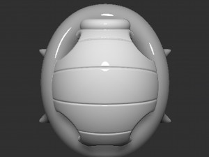 Mario Spiny Shell Koopa Troopa 3D Print Model