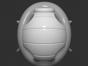 Mario Spiny Shell Koopa Troopa 3D Print Model