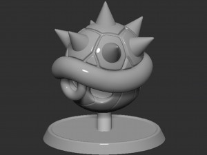 Mario Spiny Shell Koopa Troopa Based 3D Принт Модель