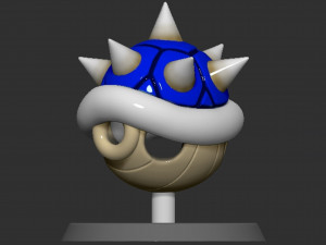 Mario Spiny Shell Koopa Troopa Based 3D Принт Модель