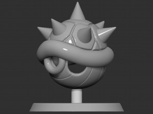 Mario Spiny Shell Koopa Troopa Based 3D Принт Модель