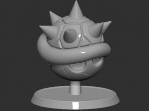 Mario Spiny Shell Koopa Troopa Based 3D Принт Модель