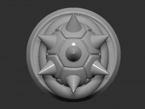 Mario Spiny Shell Koopa Troopa Based 3D Принт Модель