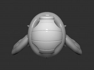 Mario Tortoise Shell with Spiny and Wings 3D Принт Модель