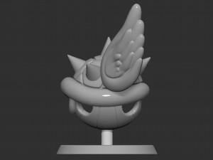 Mario Tortoise Shell with Spiny and Wings Based Modello di stampa 3D
