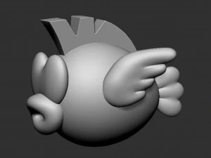 Mario Cheep Cheep Poisson Modèles 3D en vedette