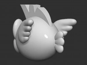 Mario Cheep Cheep Poisson Modèles 3D en vedette