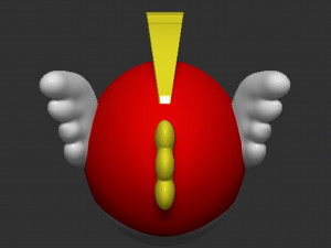 Mario Cheep Cheep Fish Modèles 3D en vedette