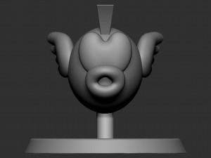 Mario Cheep Cheep Fish Based 3D Принт Модель