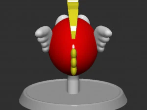 Mario Cheep Cheep Fish Based 3D Print Model