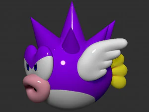 Mario Pesce Spinoso Cheep Cheep Modello di stampa 3D