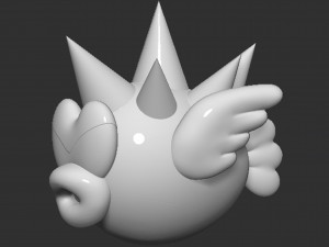 Mario Spiny Cheep Cheep Fish 3D प्रिंट मॉडल