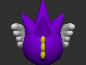 Mario Spiny Cheep Cheep Fish 3D Print Model