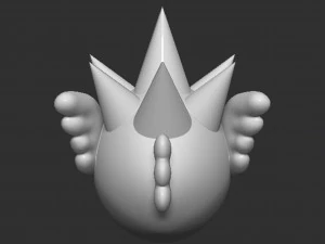 Mario Spiny Cheep Cheep Fish 3D Print Model