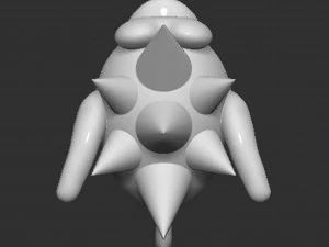 Mario Spiny Cheep Cheep Fish 3D Print Model