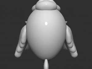 Mario Spiny Cheep Cheep Fish 3D Print Model
