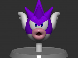 Mario Spiny Cheep Cheep Fish Modelo de Impressão 3D