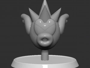 Mario Spiny Cheep Cheep Fish 3D Print Model