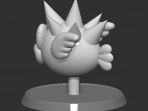 Mario Spiny Cheep Cheep Fish 3D Print Model