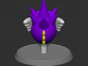 Mario Spiny Cheep Cheep Fish 3D Print Model