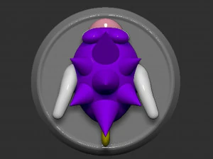 Mario Spiny Cheep Cheep Fish 3D Print Model