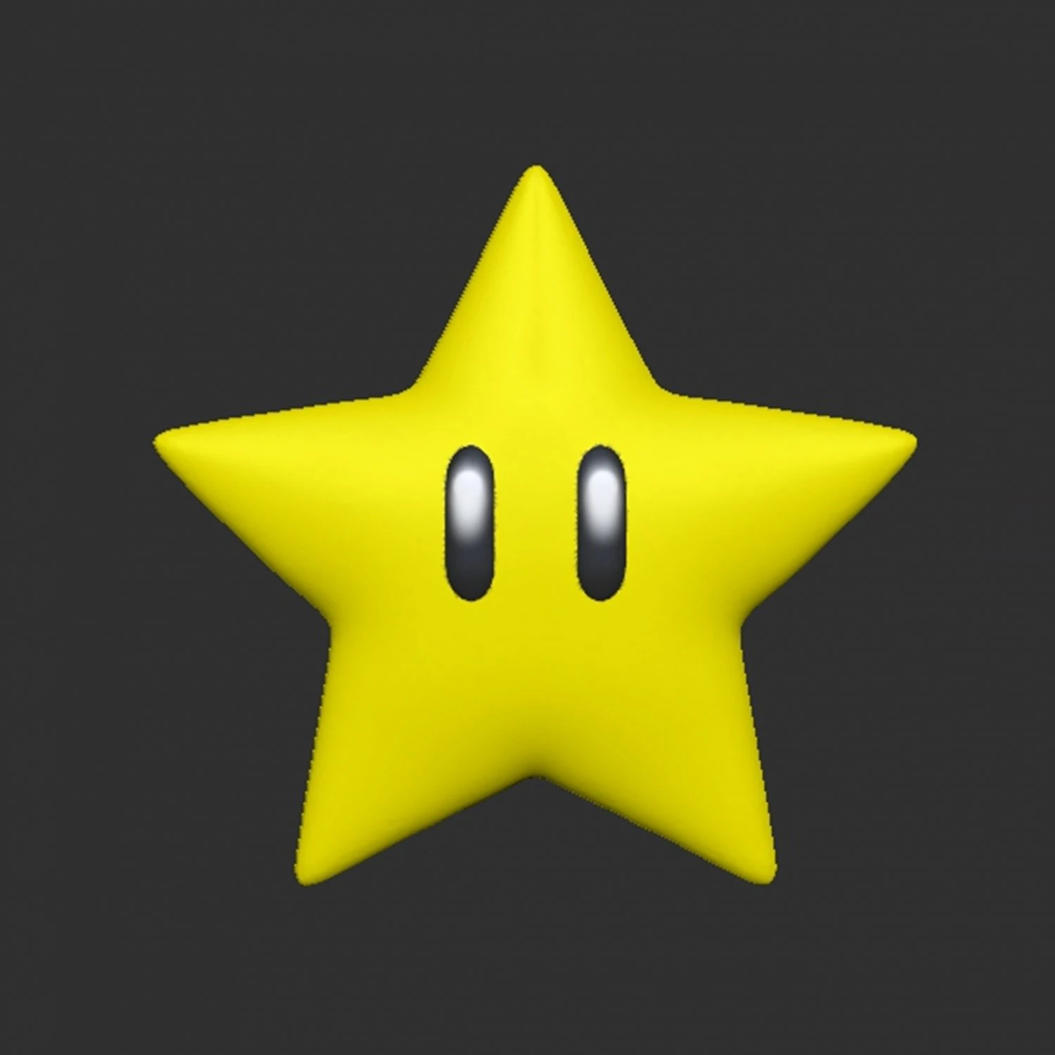 Mario Star 3D Print Model .c4d .max .obj .3ds .fbx .stl .blend 