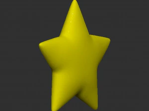 Mario Star 3D Print Model