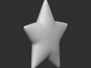 Mario Star 3Dプリントモデル