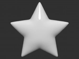 Mario Star 3D Print Model