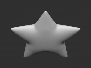 Mario Star 3D Print Model