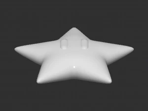 Mario Star 3D Print Model