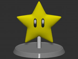 Basato su Mario Star Modello di stampa 3D