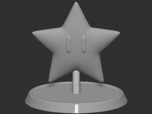 Mario Star Based 3D 프린트 모델